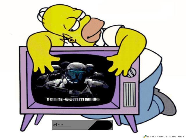 cartoons joke homer commando